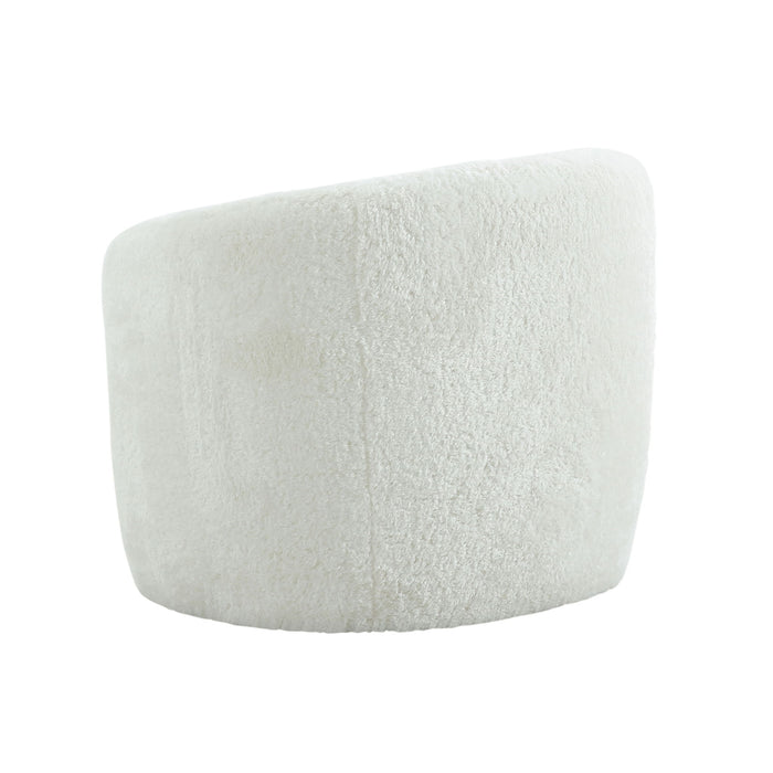 Dakota Faux Shearling Armchair - DecorGalore4U