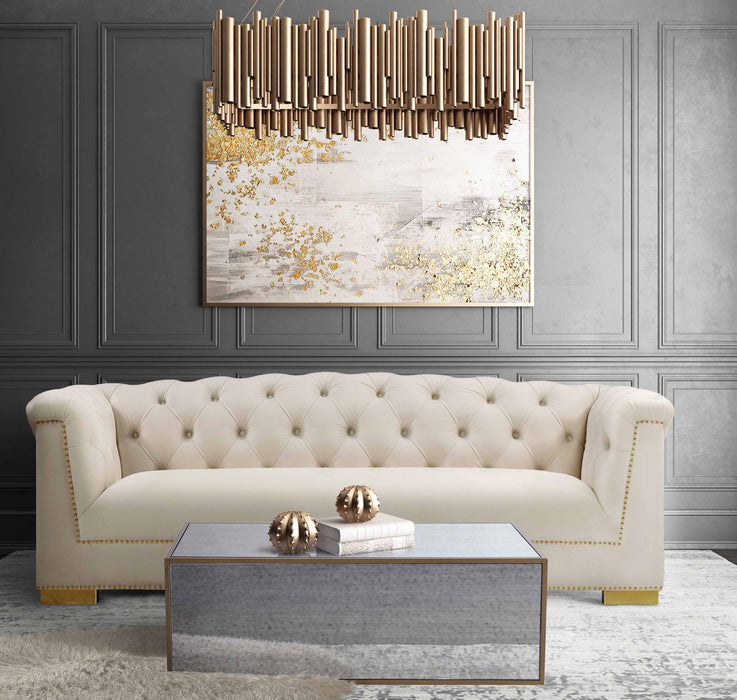 Lana - Mirrored Coffee Table - DecorGalore4U