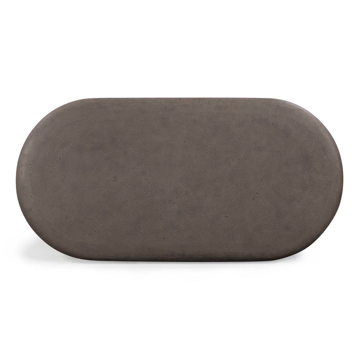 Surraya - Concrete Rounded Coffee Table