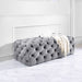 Kaylee - Velvet Ottoman - DecorGalore4U