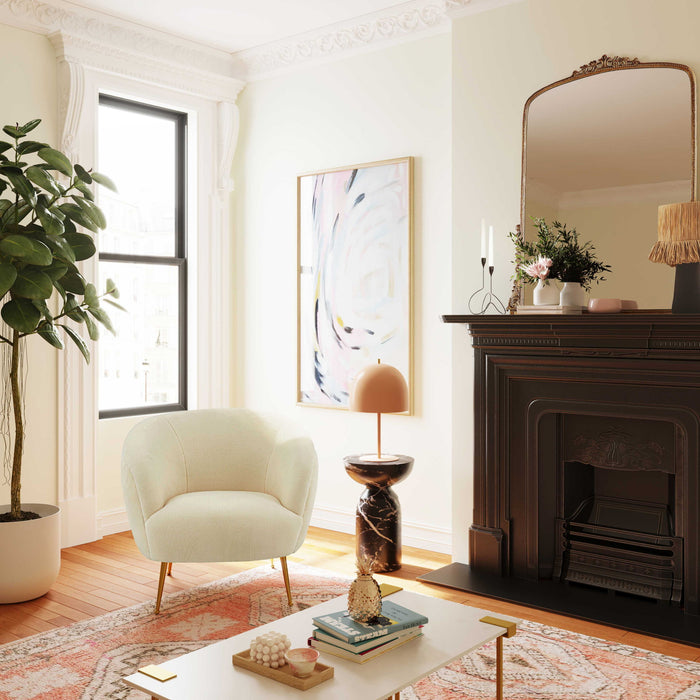 Rue - Marble Side Table - DecorGalore4U