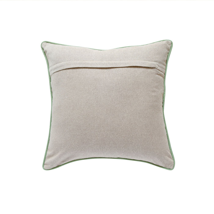 Taman - 20" Natural Cotton Accent Pillow Cover - Summer Florals - DecorGalore4U