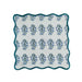 Crissy - Cotton Canvas Printed Napkins (Set of 4) - Blue Cornflower - DecorGalore4U