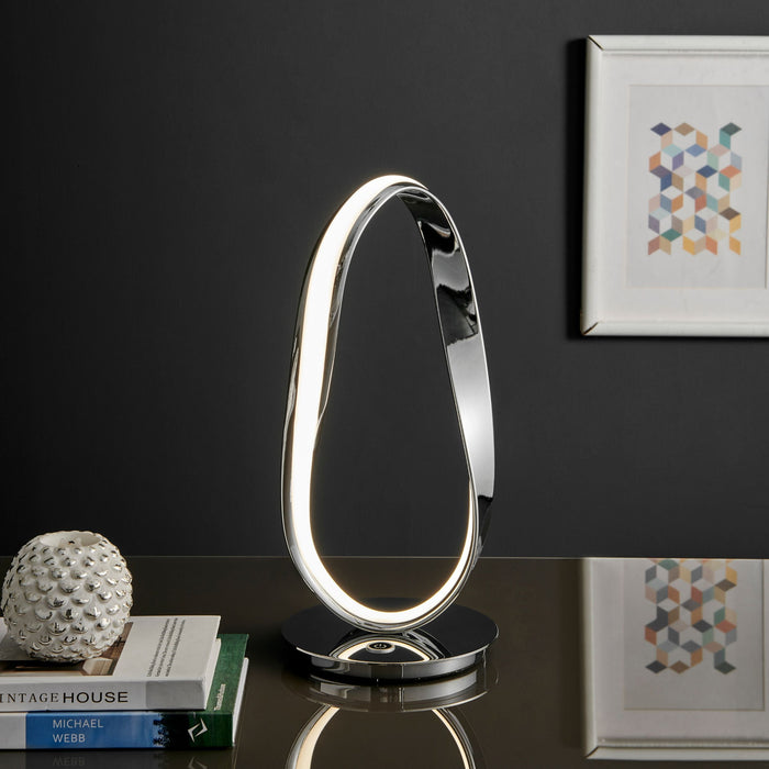Carter Table Lamp // Chrome - DecorGalore4U