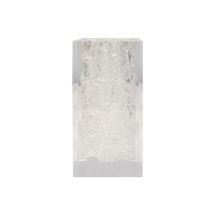 Clear Cubic Resin Sculpture