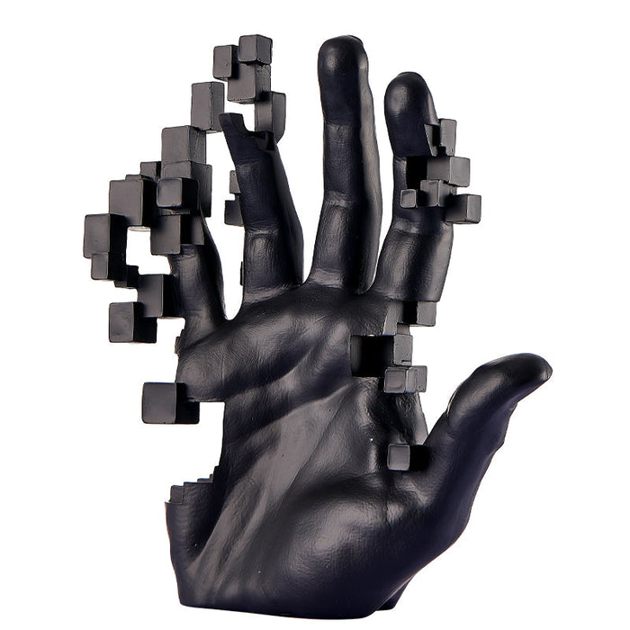 Pixel Hand // Matte Black