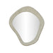 Orpheus - 35" x 31" Ribbed Wall Mirror - Faux Stone - DecorGalore4U
