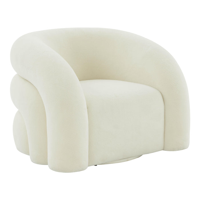 Slipper - Vegan Shearling Swivel Chair