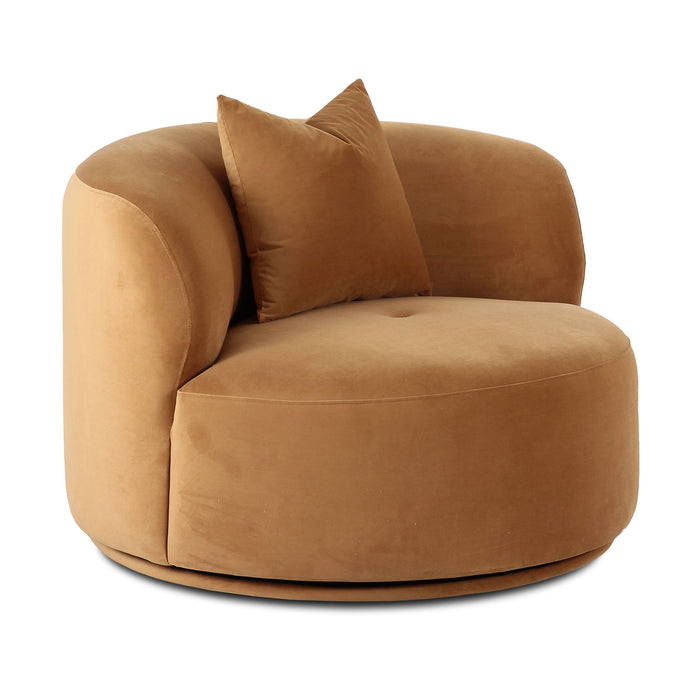 Fickle - Velvet Swivel Chair