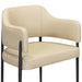Sezanne - Vegan Leather Dining Chair - Taupe - DecorGalore4U