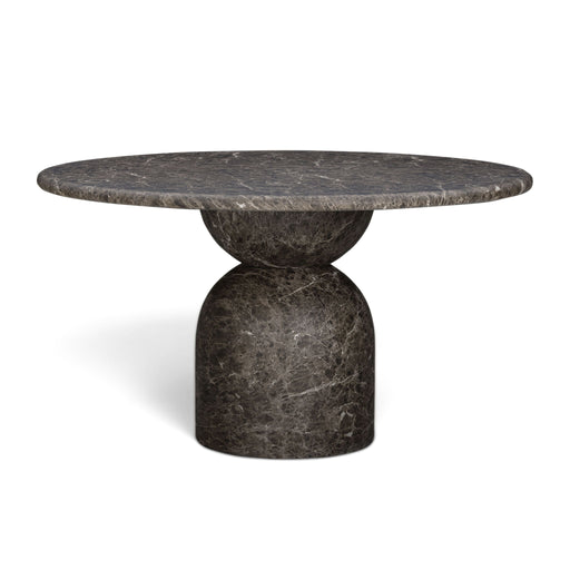 Cynthia - Indoor / Outdoor Dining Table - Dark Emperador Marble - DecorGalore4U