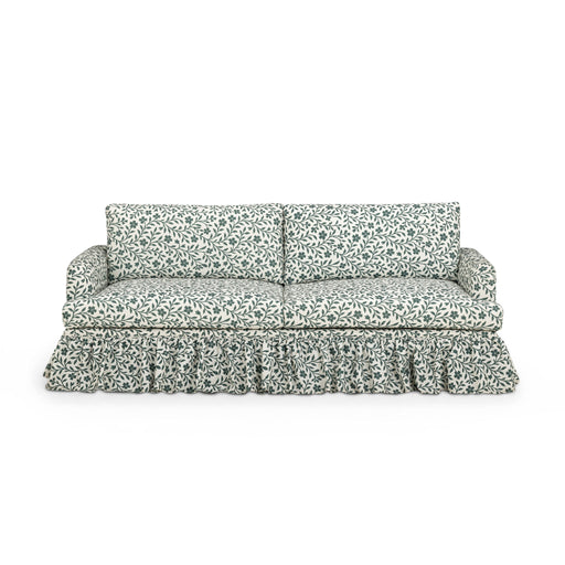 Gertrude - Performance Linen Weave Sofa - Floral - DecorGalore4U