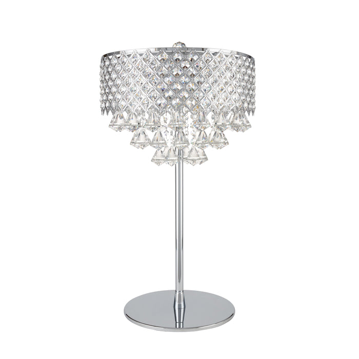 Grand 6 LED Light Table Lamp // Chrome