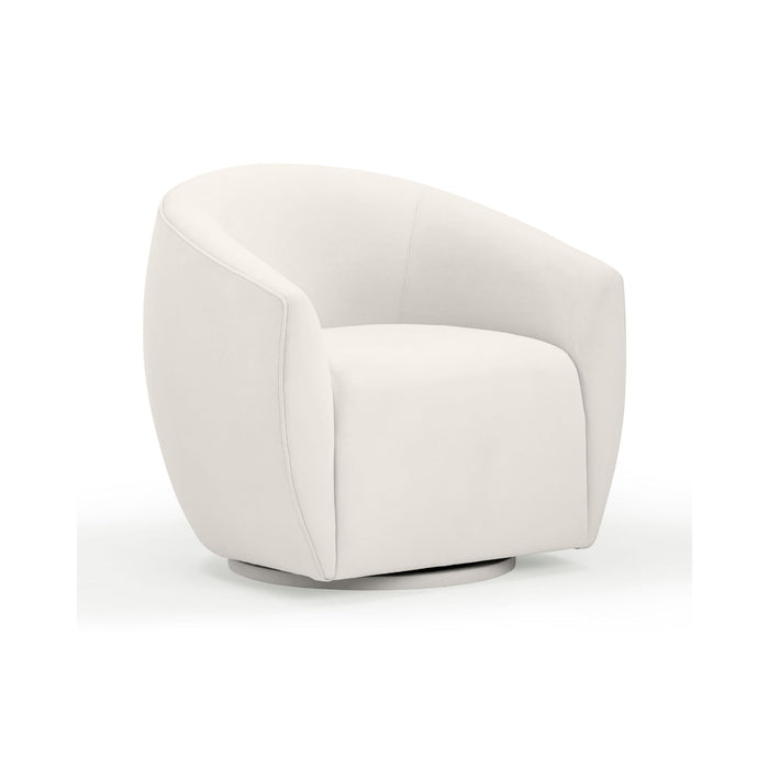 Jordan - Velvet Swivel Chair - DecorGalore4U