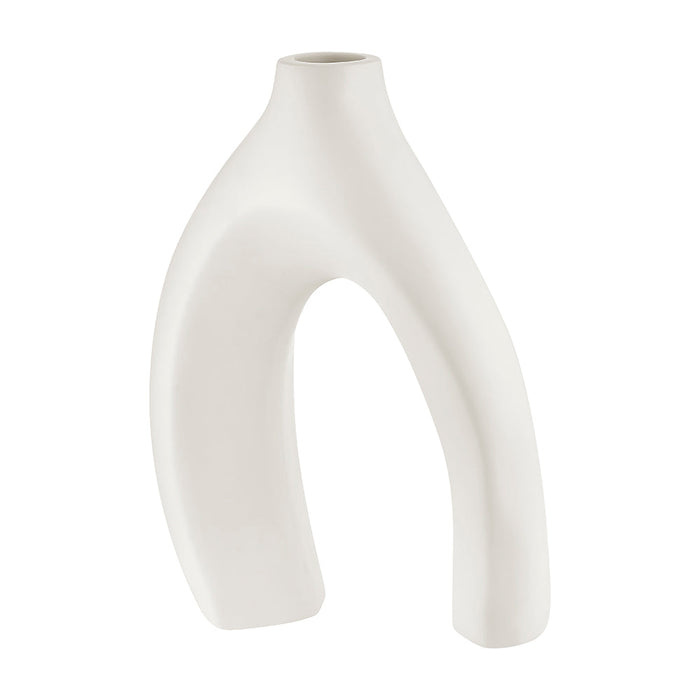 Simi Vase Small // White