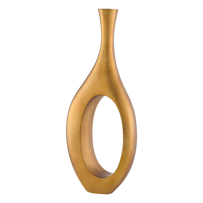 Trombone Vase Large // Matte Bronze