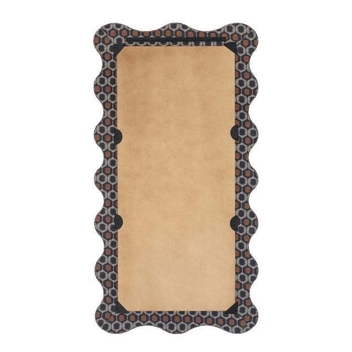 Charlene - 39" x 75" Squiggle Wall Mirror - Biologic Print - DecorGalore4U