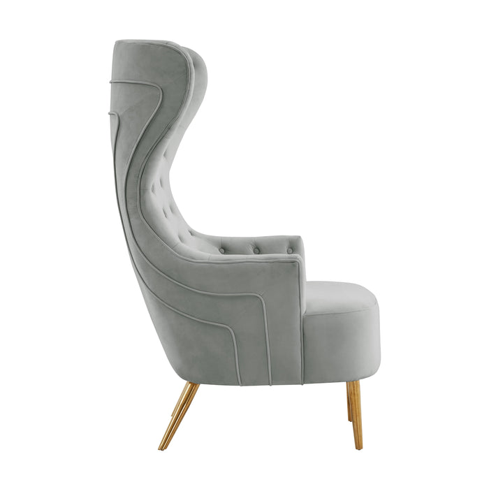 Jezebel - Velvet Wingback Chair