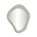 Orpheus - 35" x 31" Ribbed Wall Mirror - Faux Stone - DecorGalore4U