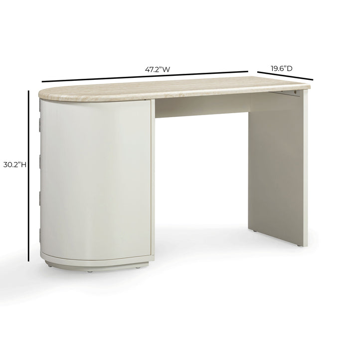 Marlene - Desk - Cream