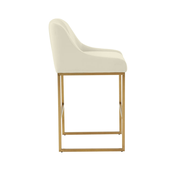 Lisa - Velvet Counter Stool