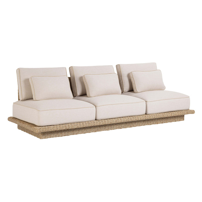 Mora - 96" Outdoor Sofa - Cream