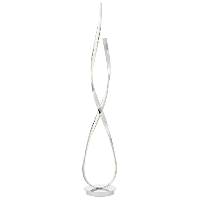 Vienna LED 55" Tall Floor Lamp // Chrome