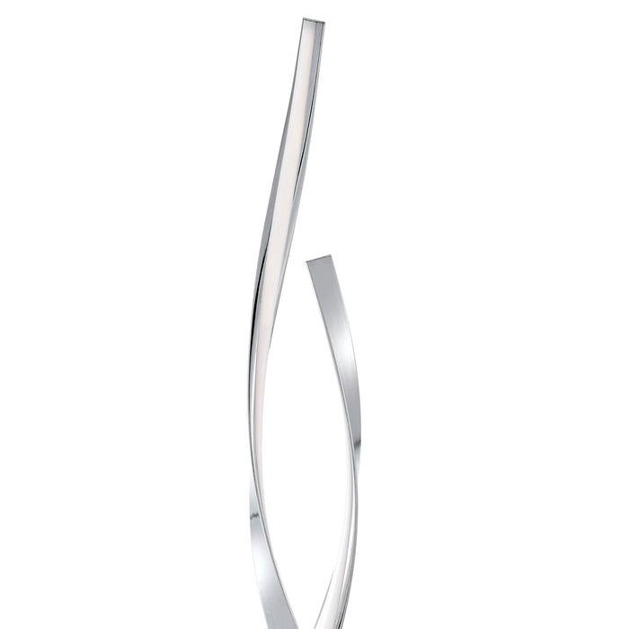 Vienna LED 55" Tall Floor Lamp // Chrome