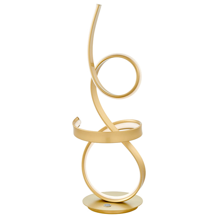 Amsterdam LED with Touch Dimmer Table Lamp // Gold