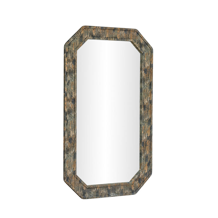 Charlene - 35" x 59" Jewel Wall Mirror - Watercolor Print - DecorGalore4U