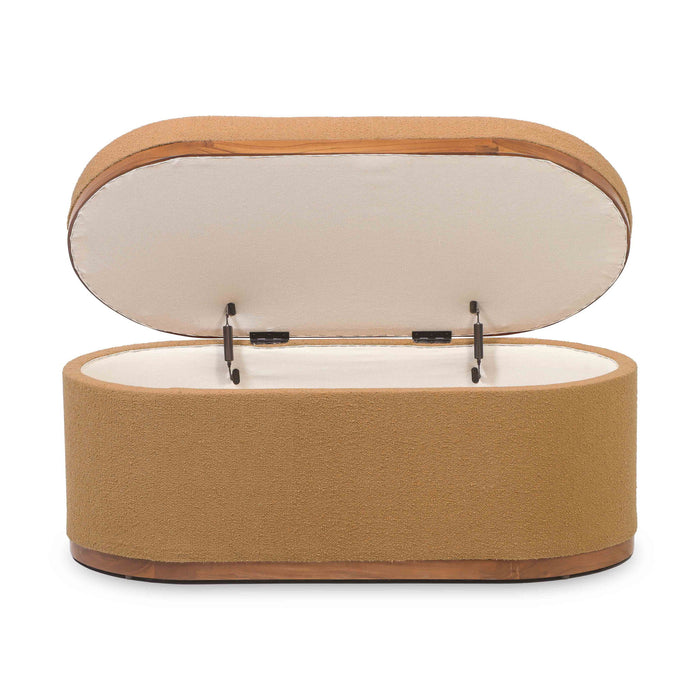 Olivier - Boucle Oval Storage Ottoman