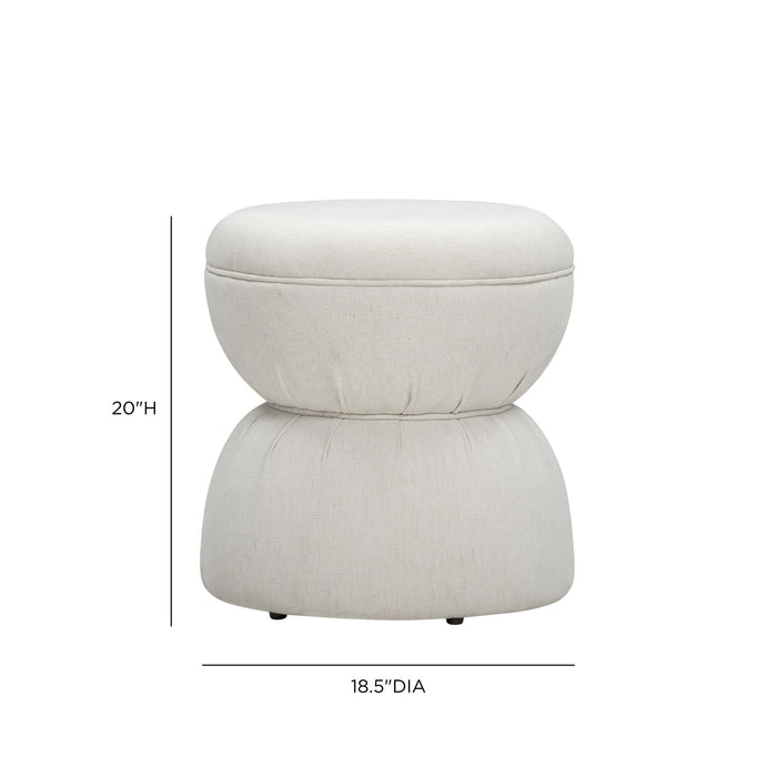Tomlin - Gaming Ruched Ottoman - DecorGalore4U