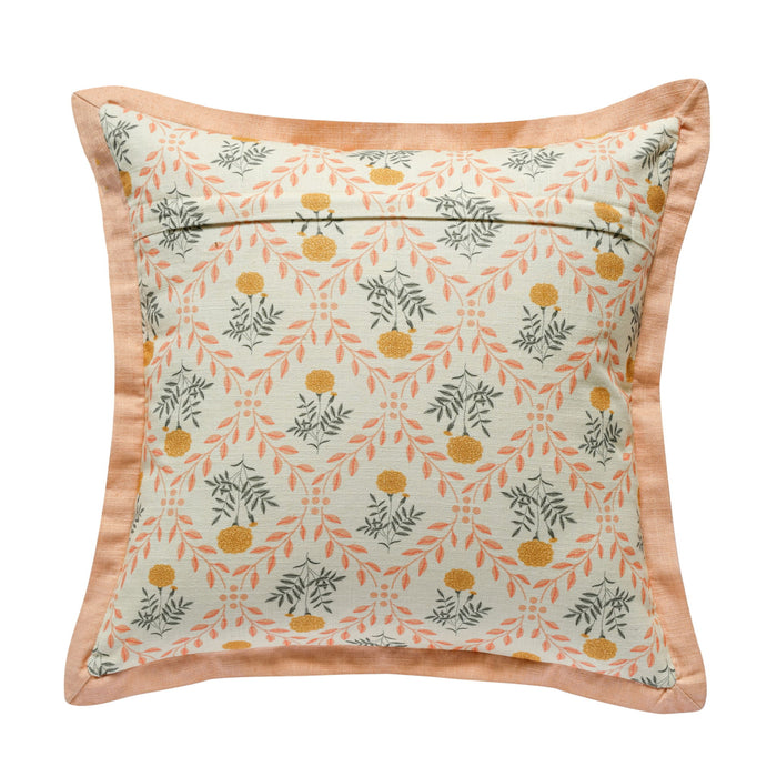 Dolce - 20" Natural Cotton Throw Pillow - Blush Pink - DecorGalore4U