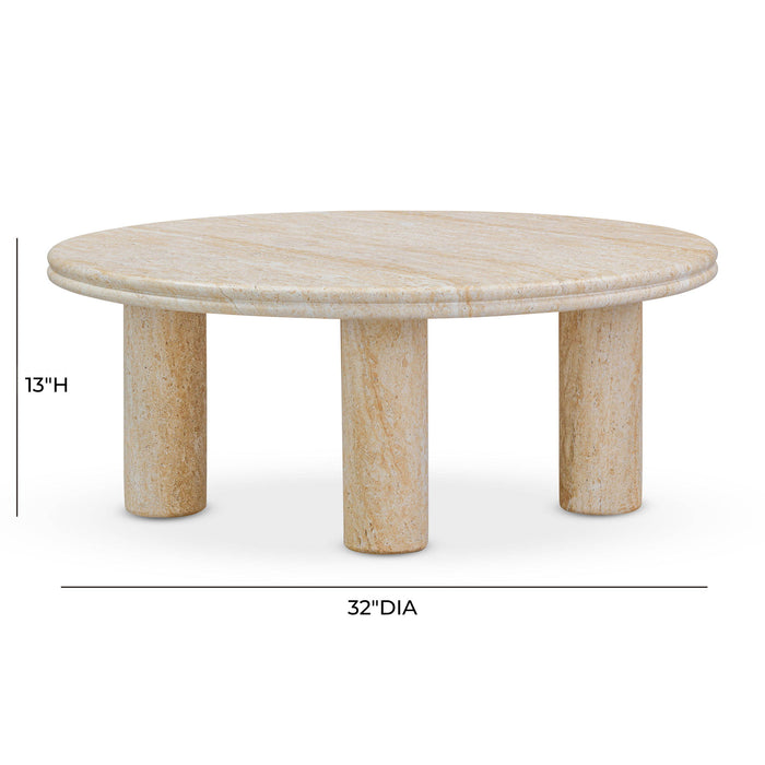 Amora - Indoor / Outdoor Nesting Accent Tables (Set of 2) - Travertine