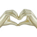 Heart Hands // Champagne Gold - DecorGalore4U