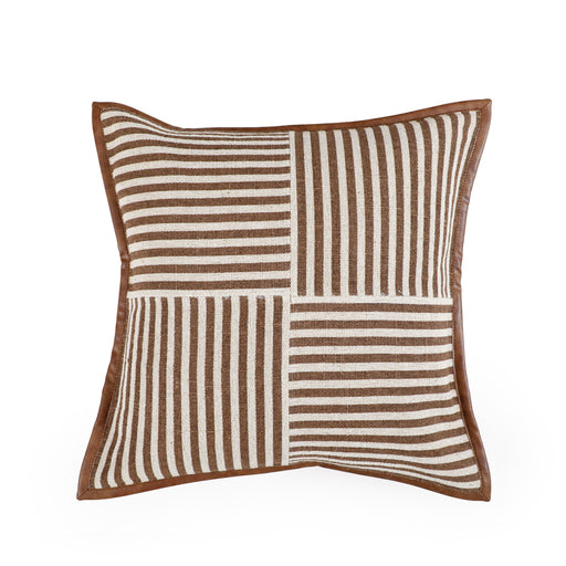 Kora - Cotton Jute Throw Pillow - DecorGalore4U