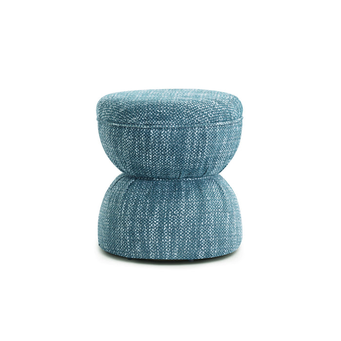 Tomlin - Gaming Ruched Ottoman - DecorGalore4U