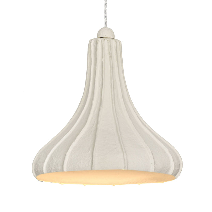 Looma - Cotton Mache Pendant Lamp - Off White - DecorGalore4U