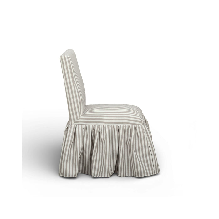 Gertrude - Striped Linen Dining Chair - DecorGalore4U