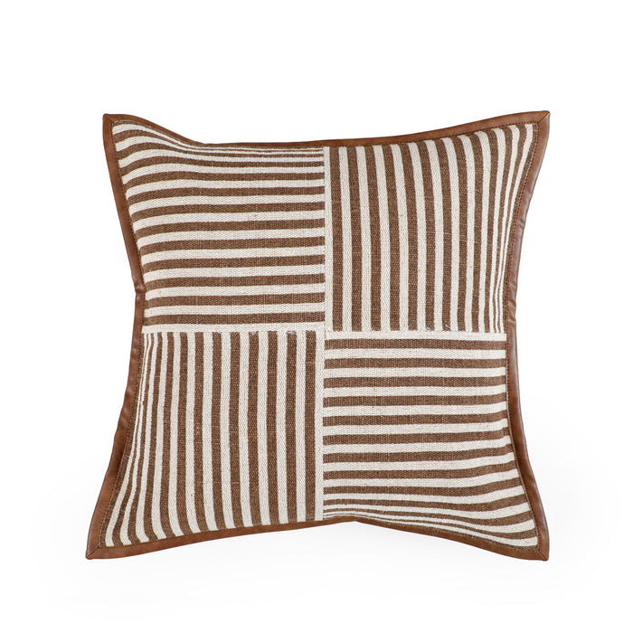 Kora - Cotton Jute Throw Pillow - Cover - DecorGalore4U