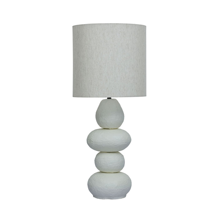 Pebble - Papier Mache Lamp - DecorGalore4U