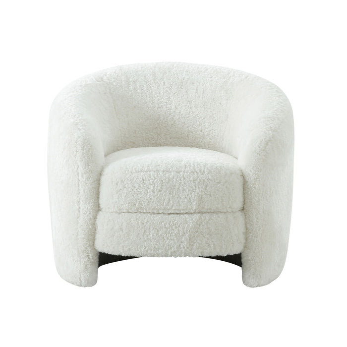 Dakota Faux Shearling Armchair - DecorGalore4U