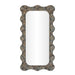 Charlene - 39" x 75" Squiggle Wall Mirror - Watercolor Print - DecorGalore4U