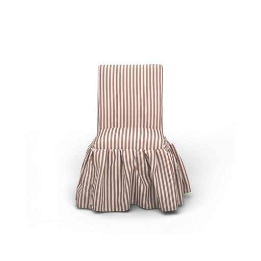 Gertrude - Striped Linen Dining Chair - DecorGalore4U