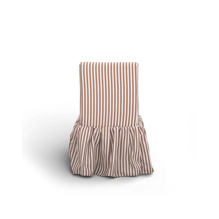 Gertrude - Striped Linen Dining Chair - DecorGalore4U
