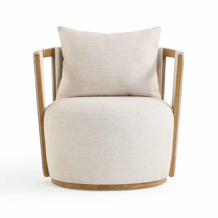 Paolo - Textured Weave Swivel Chair