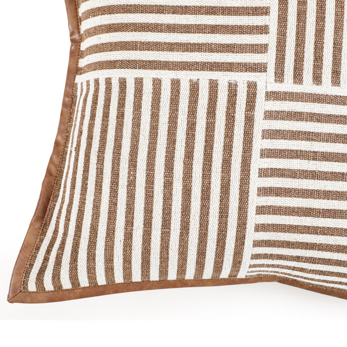 Kora - Cotton Jute Throw Pillow - DecorGalore4U