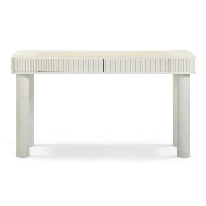 Sarah - Executive Work Desk - Cream