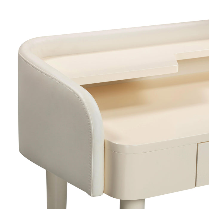 Penelope - Vegan Leather Wrapped Vanity Desk