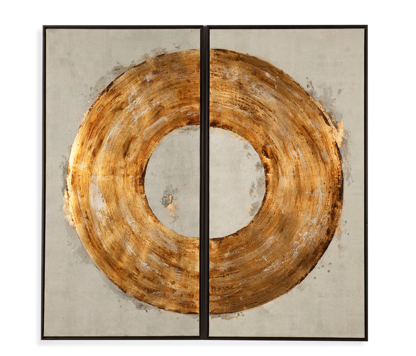 Ring of Fire Framed Canvas